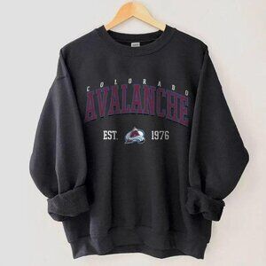 Colorado Avalanche Crewneck, Vintage Style Colorado Avalanche Sweatshirt
